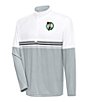 Color:Boston Celtics Black - Image 1 - NBA Eastern Conference Bender Quarter-Zip Pullover