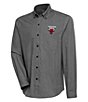Color:Chicago Bulls Black - Image 1 - NBA Eastern Conference Compression Long Sleeve Woven Shirt