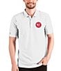 Color:Atlanta Hawks White - Image 1 - NBA Eastern Conference Esteem Short Esteem Short Sleeve Polo Shirt