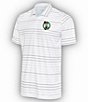 Color:Boston Celtics Black - Image 1 - NBA Eastern Conference Ryder Short-Sleeve Polo Shirt