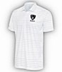 Color:Brooklyn Nets Dark Grey - Image 1 - NBA Eastern Conference Ryder Short-Sleeve Polo Shirt