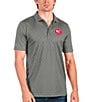 Color:Atlanta Hawks Steel - Image 1 - NBA Eastern Conference Spark Short Sleeve Polo Shirt