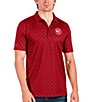 Color:Atlanta Hawks Dark Red - Image 1 - NBA Eastern Conference Spark Short Sleeve Polo Shirt
