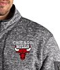 Color:Chicago Bulls Smoke - Image 2 - NBA Fortune Quarter-Zip Pullover