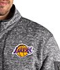 Color:Los Angeles Lakers Smoke - Image 2 - NBA Fortune Quarter-Zip Pullover
