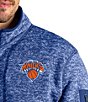 Color:New York Knicks Dark Royal - Image 2 - NBA Fortune Quarter-Zip Pullover