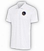 Color:Golden State Warriors Grey Heather - Image 1 - NBA Western Conference 19th Hole Short Sleeve Polo Shirt