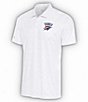 Color:Oklahoma City Thunder Grey Heather - Image 1 - NBA Western Conference 19th Hole Short Sleeve Polo Shirt