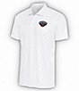 Color:New Orleans Pelicans Grey Heather - Image 1 - NBA Western Conference 19th Hole Short Sleeve Polo Shirt