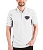 Color:New Orleans Pelicans White - Image 1 - NBA Western Conference Esteem Short Esteem Short Sleeve Polo Shirt