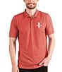 Color:Houston Rockets Bright Red - Image 1 - NBA Western Conference Esteem Short Esteem Short Sleeve Polo Shirt