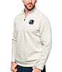 Color:Cleveland Cavaliers Oatmeal - Image 1 - NBA Western Conference Gambit Quarter-Zip Pullover