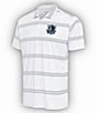 Color:Dallas Mavericks DR Grey - Image 1 - NBA Western Conference Groove Short-Sleeve Polo Shirt