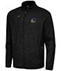 Antigua NBA Western Conference Hold-Up Performance Stretch Jacket, Color:Golden State Warriors Black - Image 1