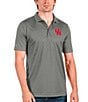 Color:Houston Cougars Steel - Image 1 - NCAA AAC Spark Short-Sleeve Polo Shirt