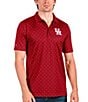 Color:Houston Cougars Dark Red - Image 1 - NCAA AAC Spark Short-Sleeve Polo Shirt