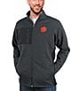 Color:Clemson Tigers Charcoal - Image 1 - NCAA ACC Course Full-Zip Jacket