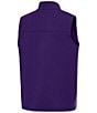 Antigua NCAA ACC Demand Full-Zip Vest, Color:Clemson Tigers Dark Purple - Image 2