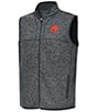 Antigua NCAA ACC Fortune Full-Zip Vest, Color:Clemson Tigers Charcoal - Image 1