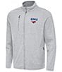 Antigua NCAA ACC Hold-Up Performance Stretch Jacket, Color:SMU Mustangs Grey Heather - Image 1