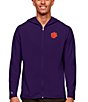 Color:Clemson Tigers Dark Purple - Image 1 - NCAA ACC Legacy Full-Zip Hoodie