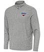 Antigua NCAA ACC Subtle Quarter-Zip Pullover, Color:SMU Mustangs Grey Heather - Image 1