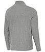 Antigua NCAA ACC Subtle Quarter-Zip Pullover, Color:Clemson Tigers Grey Heather - Image 2