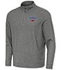 Antigua NCAA ACC Subtle Quarter-Zip Pullover, Color:SMU Mustangs Black - Image 1