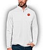 Color:Clemson Tigers White - Image 1 - NCAA ACC Tribute Quarter-Zip Pullover