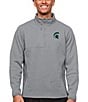Color:Michigan State Spartans Grey - Image 1 - NCAA Big 10 Course Pullover