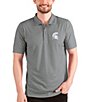 Color:Michigan State Spartans Steel/White - Image 1 - NCAA Big 10 Esteem Short-Sleeve Polo Shirt