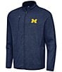 Antigua NCAA Big 10 Hold-Up Performance Stretch Jacket, Color:Michigan Wolverines Navy - Image 1