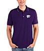 Color:Kansas State Wildcats Dark Purple - Image 1 - NCAA Big 12 Affluent Short-Sleeve Polo Shirt