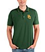 Color:Baylor Bears Dark Pine/Gold - Image 1 - NCAA Big 12 Affluent Short-Sleeve Polo Shirt