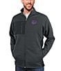 Color:Kansas State Wildcats Charcoal - Image 1 - NCAA Big 12 Course Full-Zip Jacket