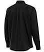 Antigua NCAA Big 12 Flight Long Sleeve Woven Shirt, Color:Baylor Bears Black - Image 2