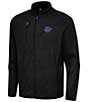 Antigua NCAA Big 12 Hold-Up Performance Stretch Jacket, Color:Kansas State Wildcats Black - Image 1