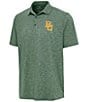 Antigua NCAA Big 12 Par 3 Short Sleeve Polo Shirt, Color:Baylor Bears Dark Pine - Image 1
