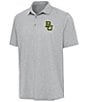 Antigua NCAA Big 12 Par 3 Short Sleeve Polo Shirt, Color:Baylor Bears Grey - Image 1