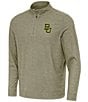 Antigua NCAA Big 12 Subtle Quarter-Zip Pullover, Color:Baylor Bears Burnt Olive - Image 1