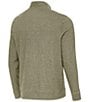 Antigua NCAA Big 12 Subtle Quarter-Zip Pullover, Color:Baylor Bears Burnt Olive - Image 2