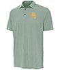 Antigua NCAA Big 12 Twine Short Sleeve Polo Shirt, Color:Baylor Bears Dark Pine - Image 1