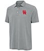 Antigua NCAA Big 12 Western Short Sleeve Polo Shirt, Color:Houston Cougars Skyscraper - Image 1
