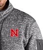 Color:Nebraska Cornhuskers/Charcoal - Image 2 - NCAA Fortune Quarter-Zip Pullover