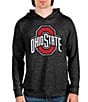 Color:Ohio State Black - Image 1 - NCAA Large Logo Absolute Large Hoodie