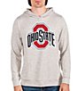 Color:Ohio State Oatmeal - Image 1 - NCAA Large Logo Absolute Large Hoodie