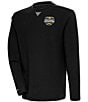 Antigua NCAA Michigan Wolverines 2023 National Champions Flier Bunker Sweatshirt, Color:Black - Image 1