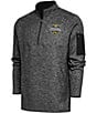 Color:Black Heather - Image 1 - NCAA Michigan Wolverines 2023 National Champions Fortune Quarter-Zip Pullover