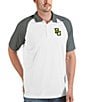 Color:Baylor Bears White/Steel - Image 1 - NCAA Nova Short-Sleeve Polo Shirt