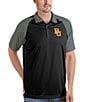 Color:Baylor Bears Black/Steel - Image 1 - NCAA Nova Short-Sleeve Polo Shirt